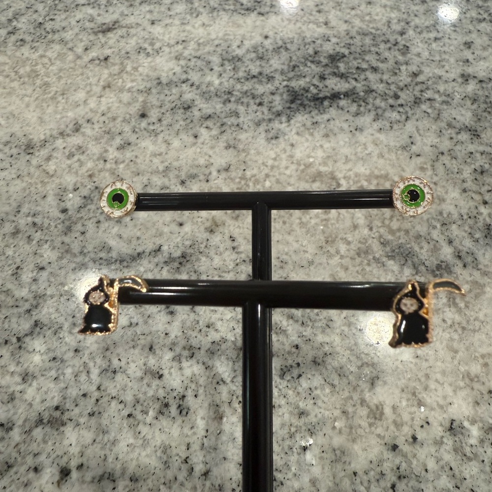 Halloween Fashion Earrings -2 Pack